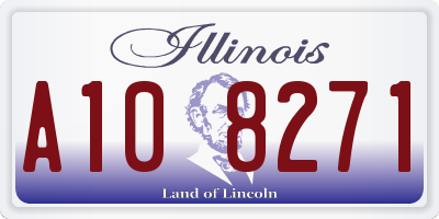IL license plate A108271