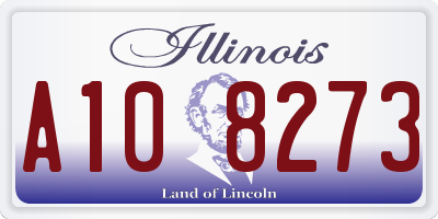 IL license plate A108273