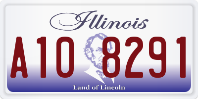 IL license plate A108291