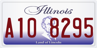 IL license plate A108295