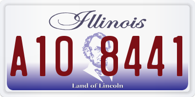 IL license plate A108441