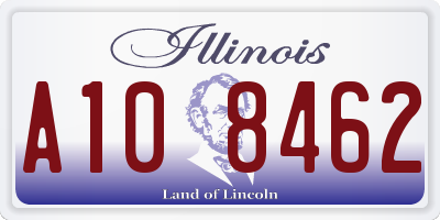 IL license plate A108462