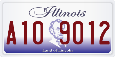 IL license plate A109012
