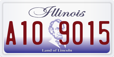 IL license plate A109015