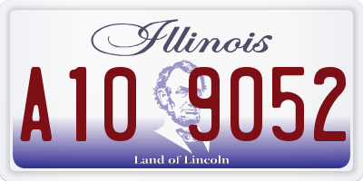 IL license plate A109052