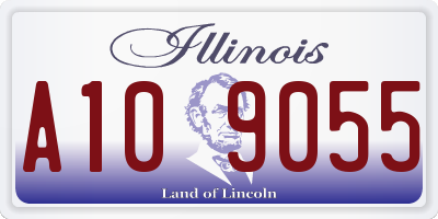 IL license plate A109055
