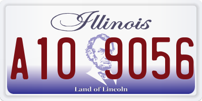 IL license plate A109056