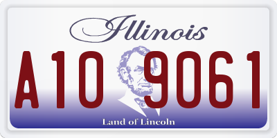 IL license plate A109061