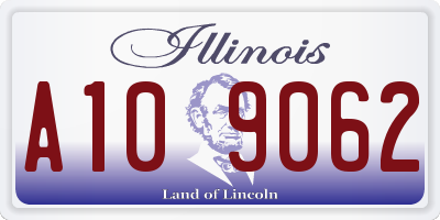 IL license plate A109062