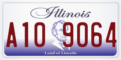 IL license plate A109064