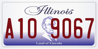 IL license plate A109067