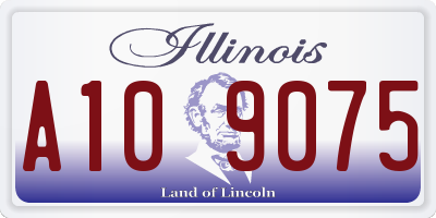 IL license plate A109075