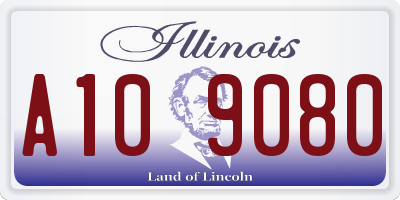 IL license plate A109080