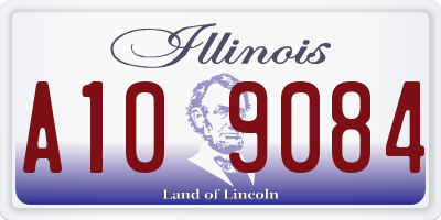 IL license plate A109084