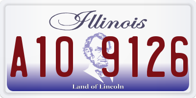 IL license plate A109126