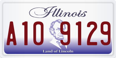 IL license plate A109129