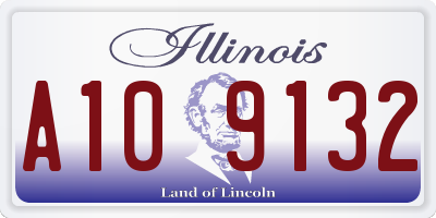 IL license plate A109132