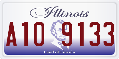 IL license plate A109133