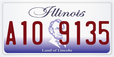 IL license plate A109135