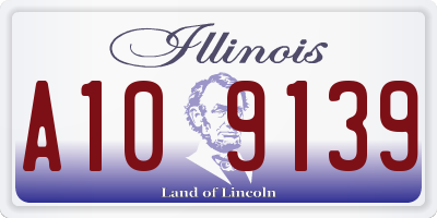 IL license plate A109139