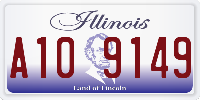 IL license plate A109149