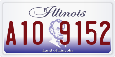 IL license plate A109152