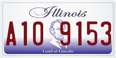 IL license plate A109153