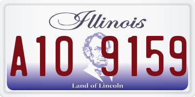IL license plate A109159