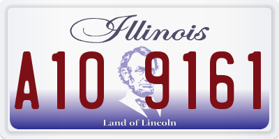 IL license plate A109161
