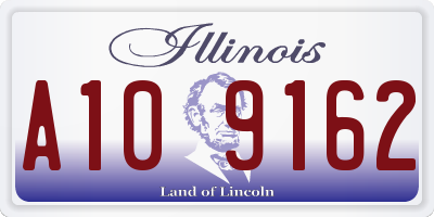 IL license plate A109162