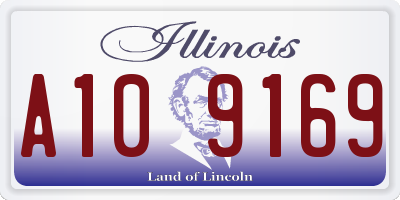 IL license plate A109169