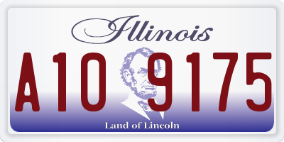 IL license plate A109175
