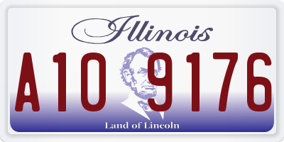 IL license plate A109176