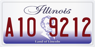 IL license plate A109212