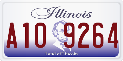 IL license plate A109264