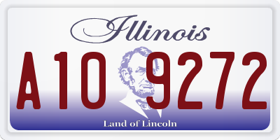IL license plate A109272