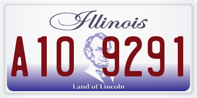 IL license plate A109291