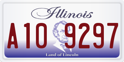IL license plate A109297
