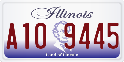 IL license plate A109445