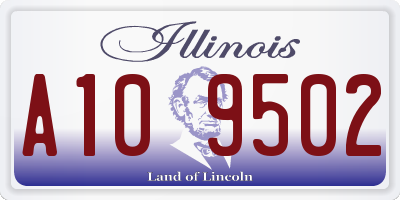 IL license plate A109502