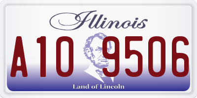 IL license plate A109506