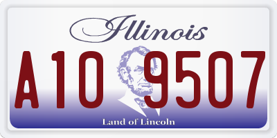 IL license plate A109507
