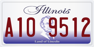 IL license plate A109512