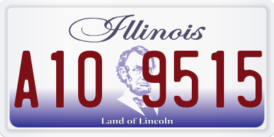 IL license plate A109515