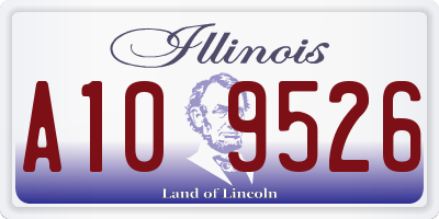 IL license plate A109526