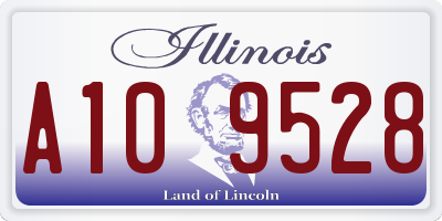 IL license plate A109528