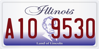 IL license plate A109530