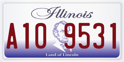 IL license plate A109531