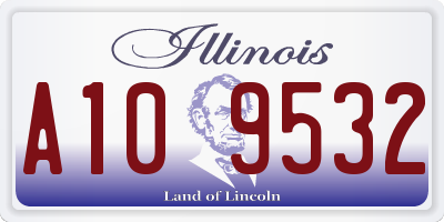 IL license plate A109532