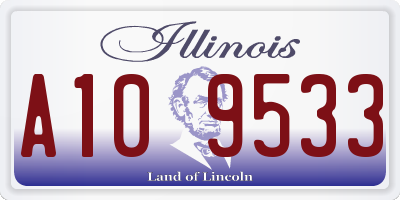 IL license plate A109533
